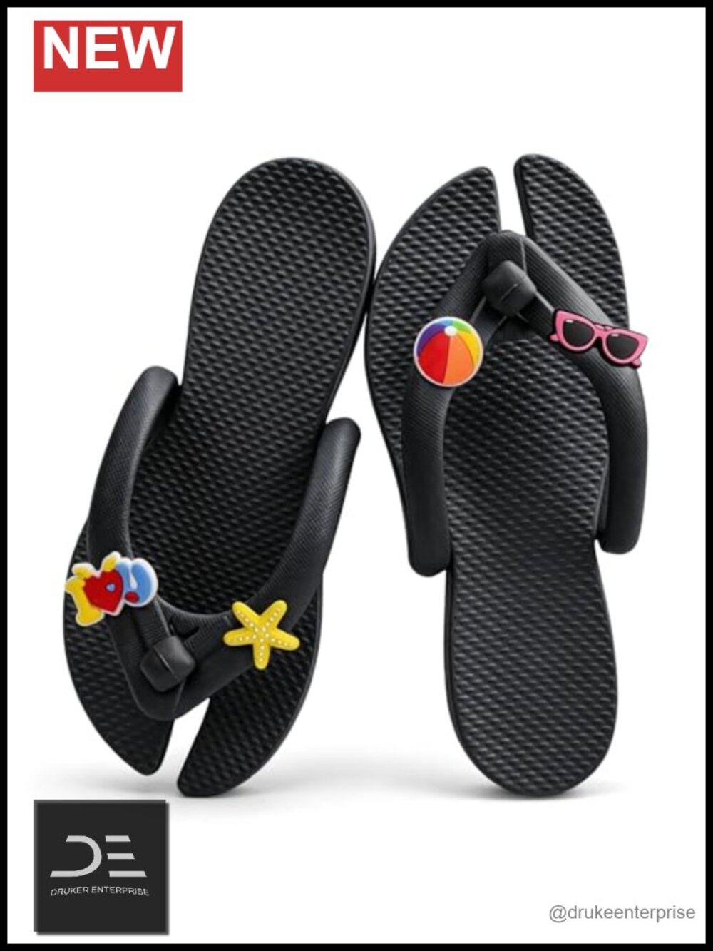 Foldable Travel Flip Flops Non-Slip Quick Dry Lightweight Shower Slides Beach